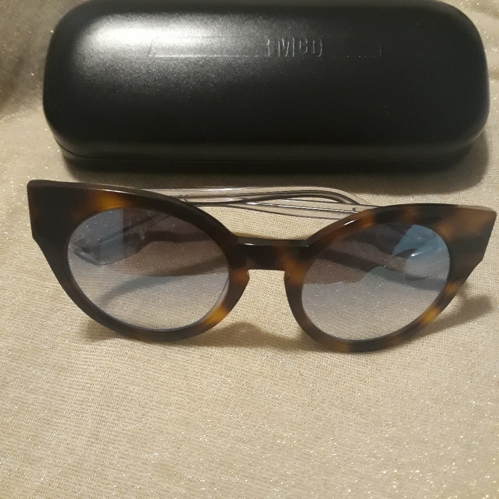 McQueen Tortoiseshell cat eye sunglasses